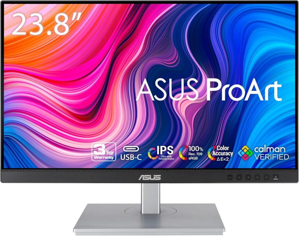 Monitor ASUS ProArt Display PA247CV, clique para ver na Amazon.